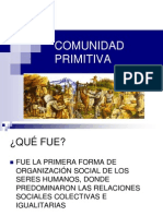 Comunidad Primitiva en El Mundo