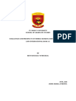 Final Thesis Challenge and Prospects of Mobile Banking Benyam Hailu - PDF Sebontu