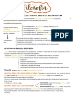 Intereses Fundamentales Particulares de La Razón Humana