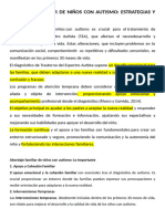 Abordaje Familiar de Niños Con Autismo