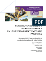 Memorias Del III Congreso Bienal de La Acsp