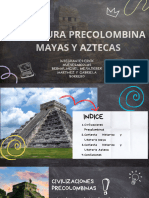 Literatura Precolombina Mayas y Aztecas