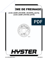 Système de Freinage: J2.00-3.20XM (J40-60XM, J40-60XM) (A216) J2.00-3.20XM (J40-65Z) (A416)