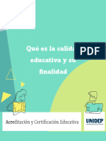 Qué Es La Calidad Educativa y Su Finalidad