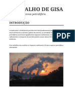 Trabalho Sobre Os Impactos de Uma Empresa Petrolífera