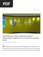 Steinhoff Exec Jailed For 3 1-2 Years by German Co - 240420 - 153216