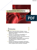 Variaciones Eritrocitarias