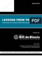 Lessons From Tragedy: Review of Child Fatalities in New York City