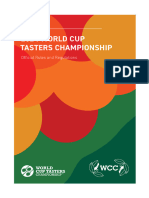 2024 World Cup Tasters Championship Rules and Regulations