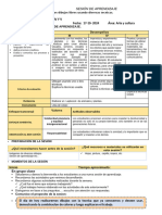 Sesión de Aprendizaje: Propósitos Y Evidencias de Aprendizaje. Competencias/ Capacidades Desempeños III IV V