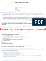 Entrega Da Avaliação - Trabalho Da Disciplina (AVA 2) Filosofia