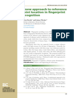 Ref Point Location in Fingerprit Recognition