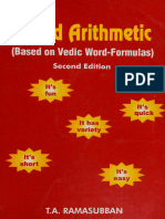 Speed Arithmetic - Based On Vedic Word-Formulas