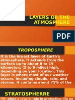 Layers of The Atmosphere