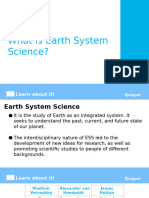 Earth System Science