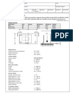 Base Plate For Column Strengthening