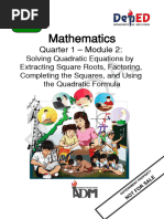 Mathematics 9 W1 Module 2 For Printing