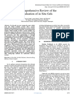 A Comprehensive Review of The Evaluation of in Situ Gels