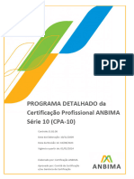 Programa Detalhado CPA-10