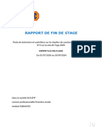 Rapport de Fin de Stage de Tevis 2