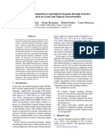 Language Model Adaptation To Specialized Domains Through Selective