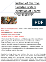 Introduction of Bhartiya Knowledge System Self-Revelation of Bharat