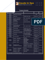 Gaude in Spe - Program Schedule V.09.22.02.2023