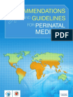 Recommendations Perinatal Medicine WAPM2007