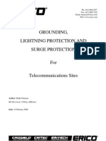 Typical Telecom Earthing, Surge and LP