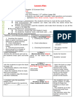 SOK RITHY'S TEACHING PROCEDURES (FAMILY AND FRIEND 1 2nd Edition) Lesson Plan1