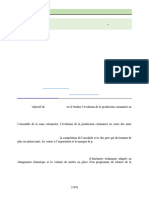 Evolution de La Production Cotonnière Au Cours Des Onze Dernières Années Au Sénégal