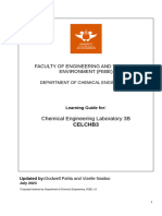 2023 - CELCHB3 - Chemical Engineering Laboratory 3B Study Guide