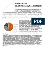 Hydrogen Generation Through Thermal, and Photothermal and Photocatalytic Reactions