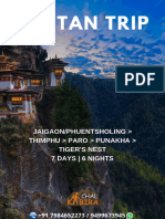 Bhutan Itinerary - Updated