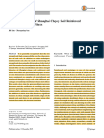 Strength Behavior of Shanghai Clayey Soil Reinforced With Wheat Straw Fibers