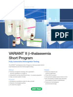 VARIANT™ II B-Thalassemia Short Program