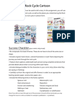 Rock Cycle Cartoon Rubric