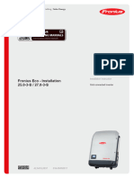 Find Your Operating Manuals: Fronius Eco - Installation 25.0-3-S / 27.0-3-S