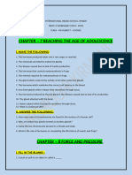 Yearly Worksheet of Grade 8thinternational Indian School