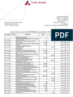 Axis Bank Statement 2024