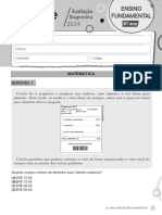 Matemática - 6º Ano - Avaliação Diagnóstica SAE - Aluno