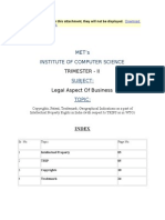 MET's Institute of Computer Science: Trimester - Ii