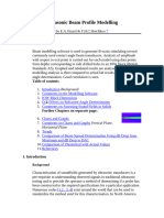 Ultrasonic Beam Profile Modelling