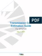 MISO Transmission Cost Estimation Guide For MTEP24337433