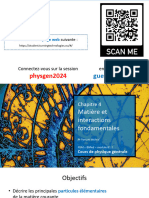 Physique: Matière Interactions Fondamentales