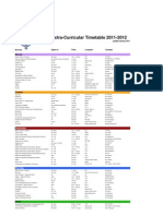 Extra-Curricular Jan 2012 Update