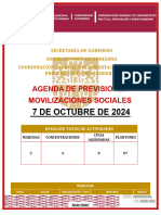 Agenda de Previsiones Del 7 de Octubre Del 2024