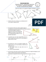 Actividades de Refuerzo de Trigonometría