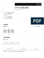 SHAKE IT OFF CHORDS by Taylor Swift @