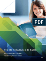 Projeto Pedagógico de Curso: Pós-Graduação Gestão de Projetos Sociais